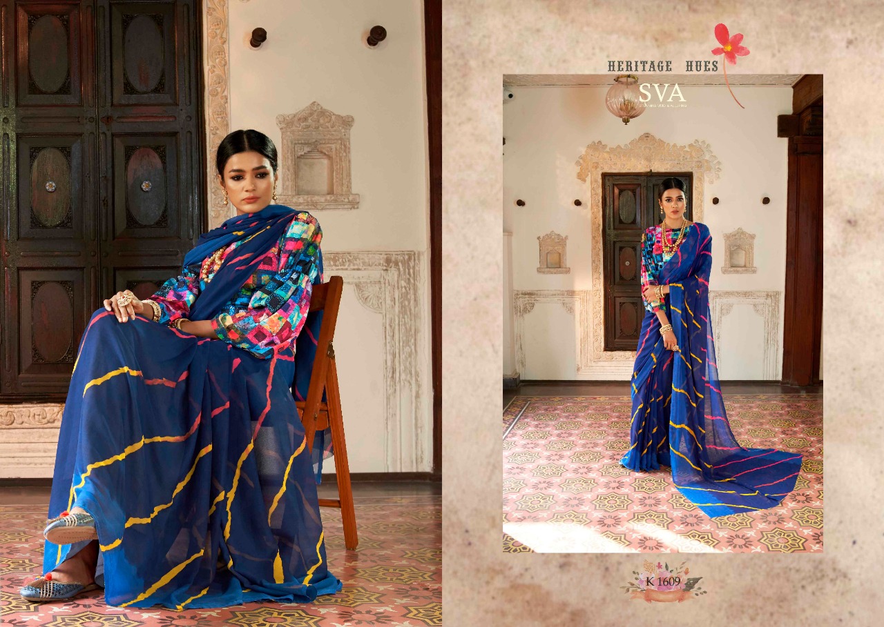 sva heritage colorful fancy collection of sarees