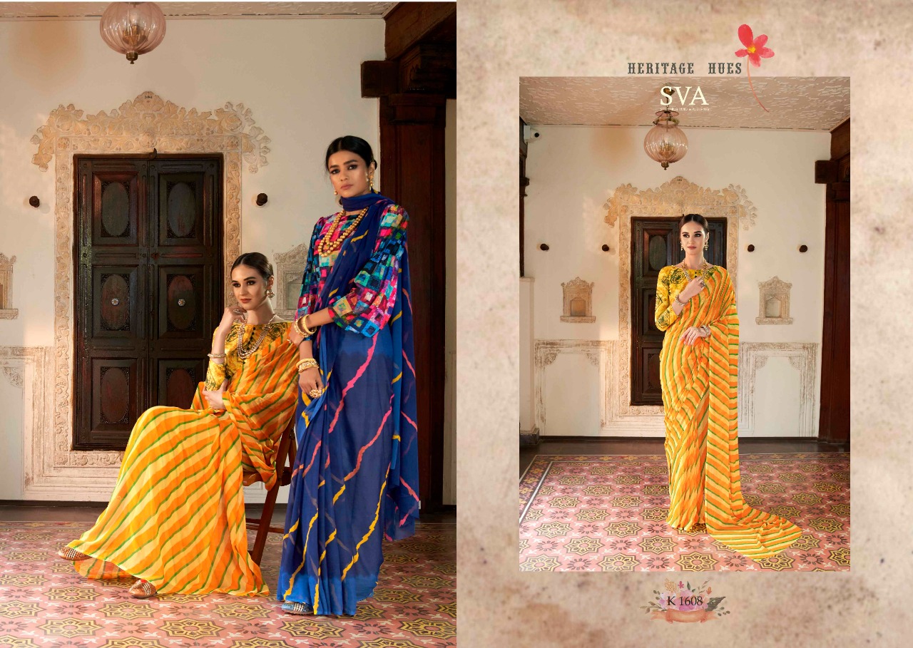 sva heritage colorful fancy collection of sarees