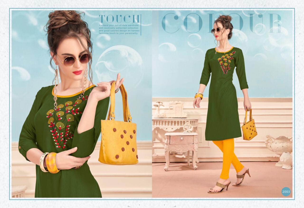 Sweety fashion breeza vol 2 fancy colourfull kurties wholesaler