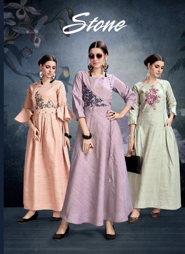 sweety fashion stone fancy reasy to wear kurtis at reasonable rate