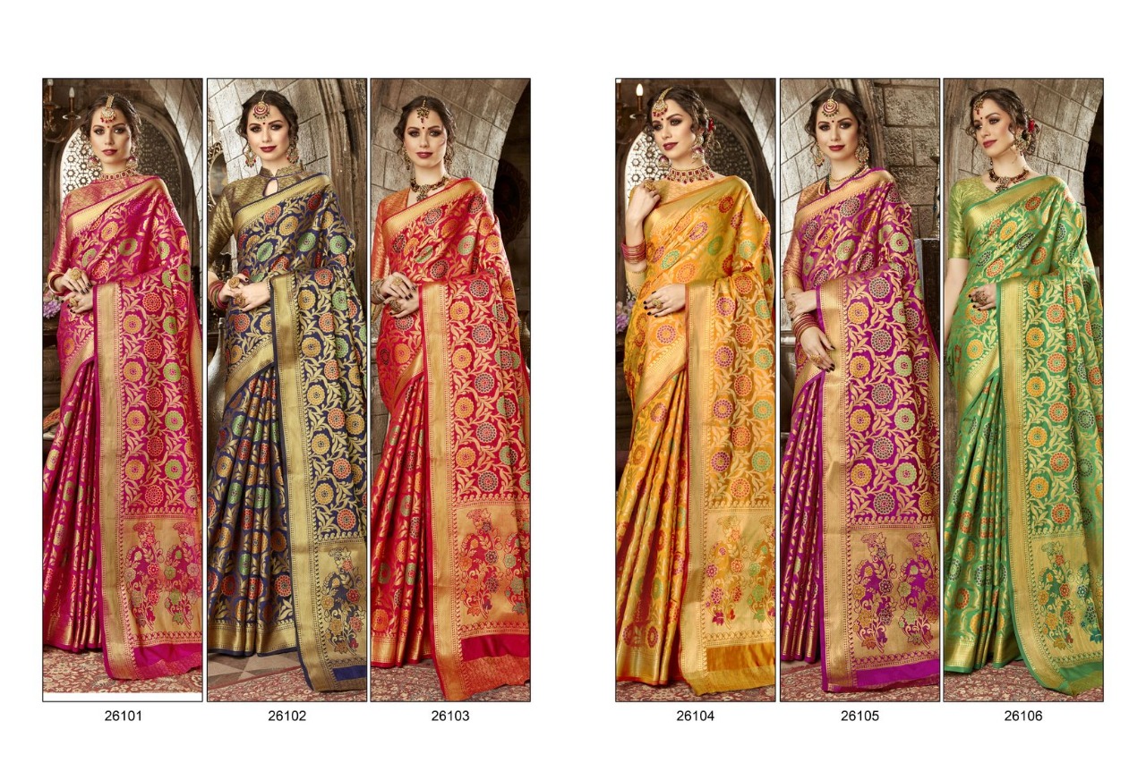 Triveni presents pratyusha beautiful indian sarees collection
