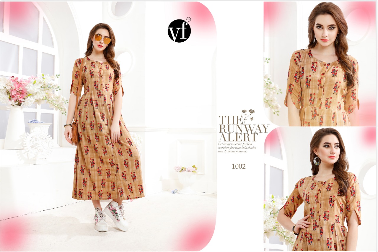 ves fab india daisy colorful fancy collection of kurtis at reasonable rate