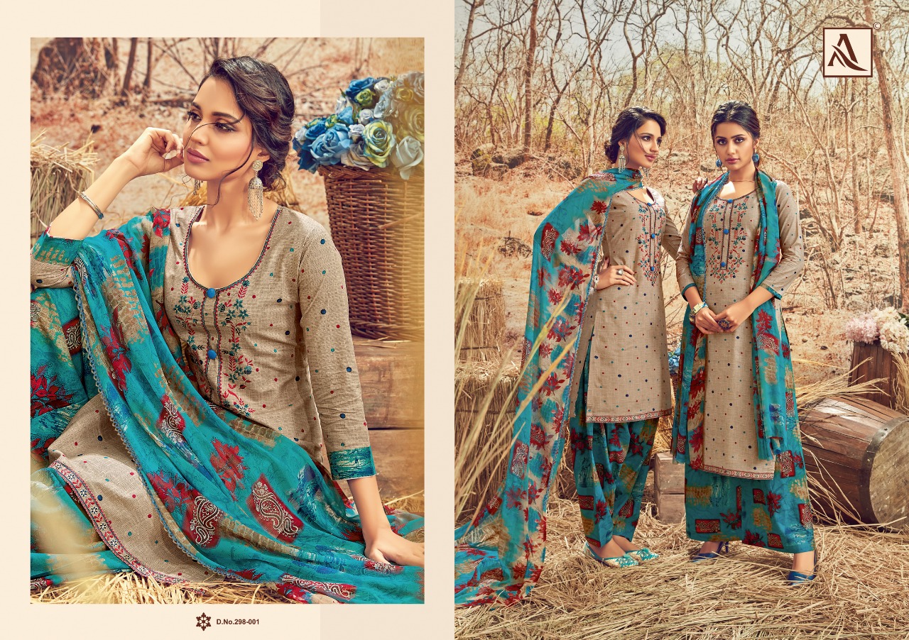 Alok suits patiyala house cotton printed salwar kameez collection