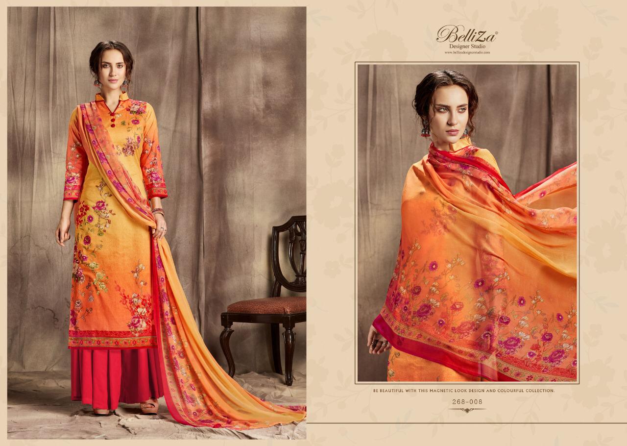 Belliza designer studio florals vol 2 digital printed salwar kameez collection