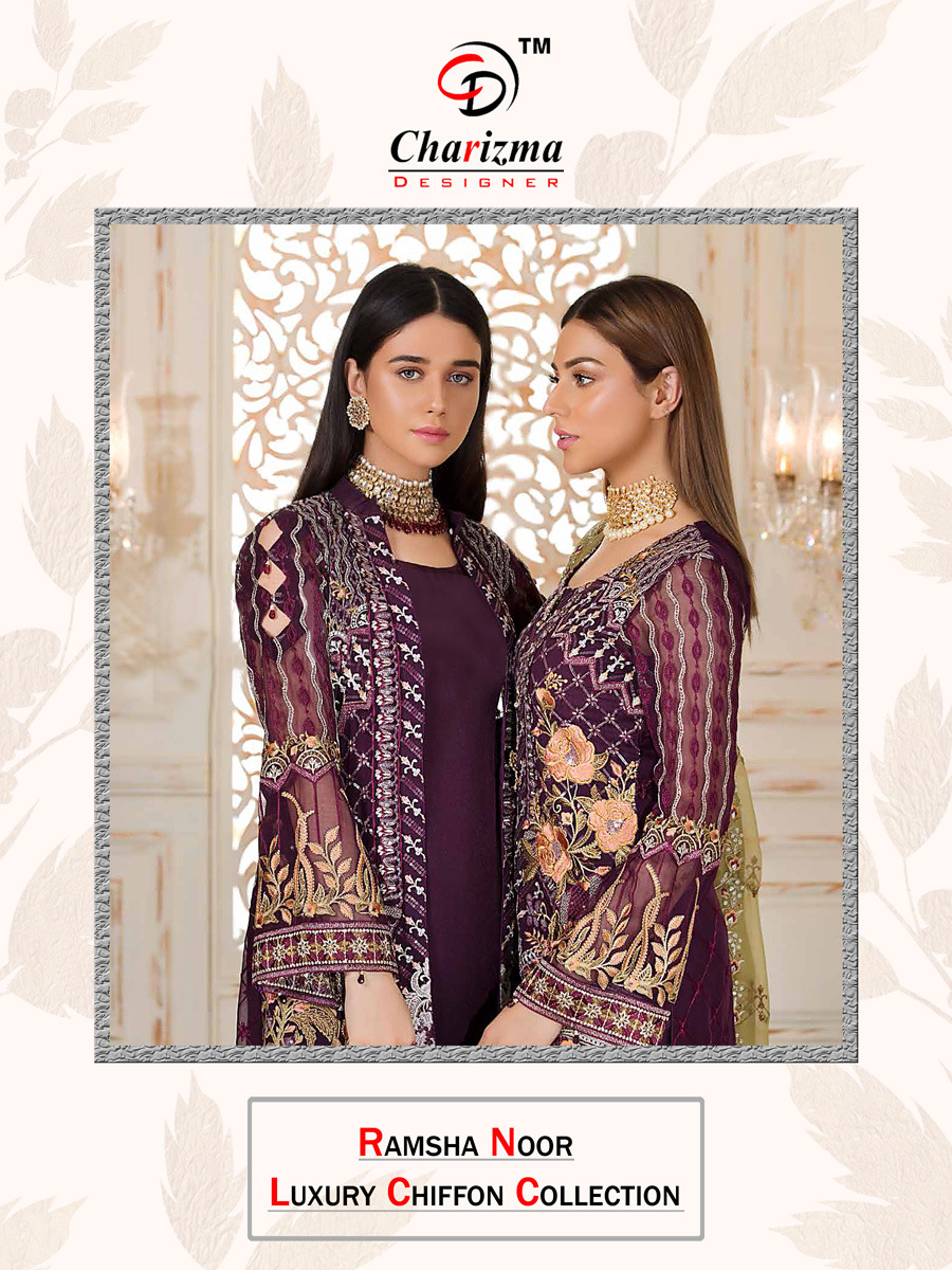 Charizma designer ramsha noor luxury pakistani  salwar kameez Collection