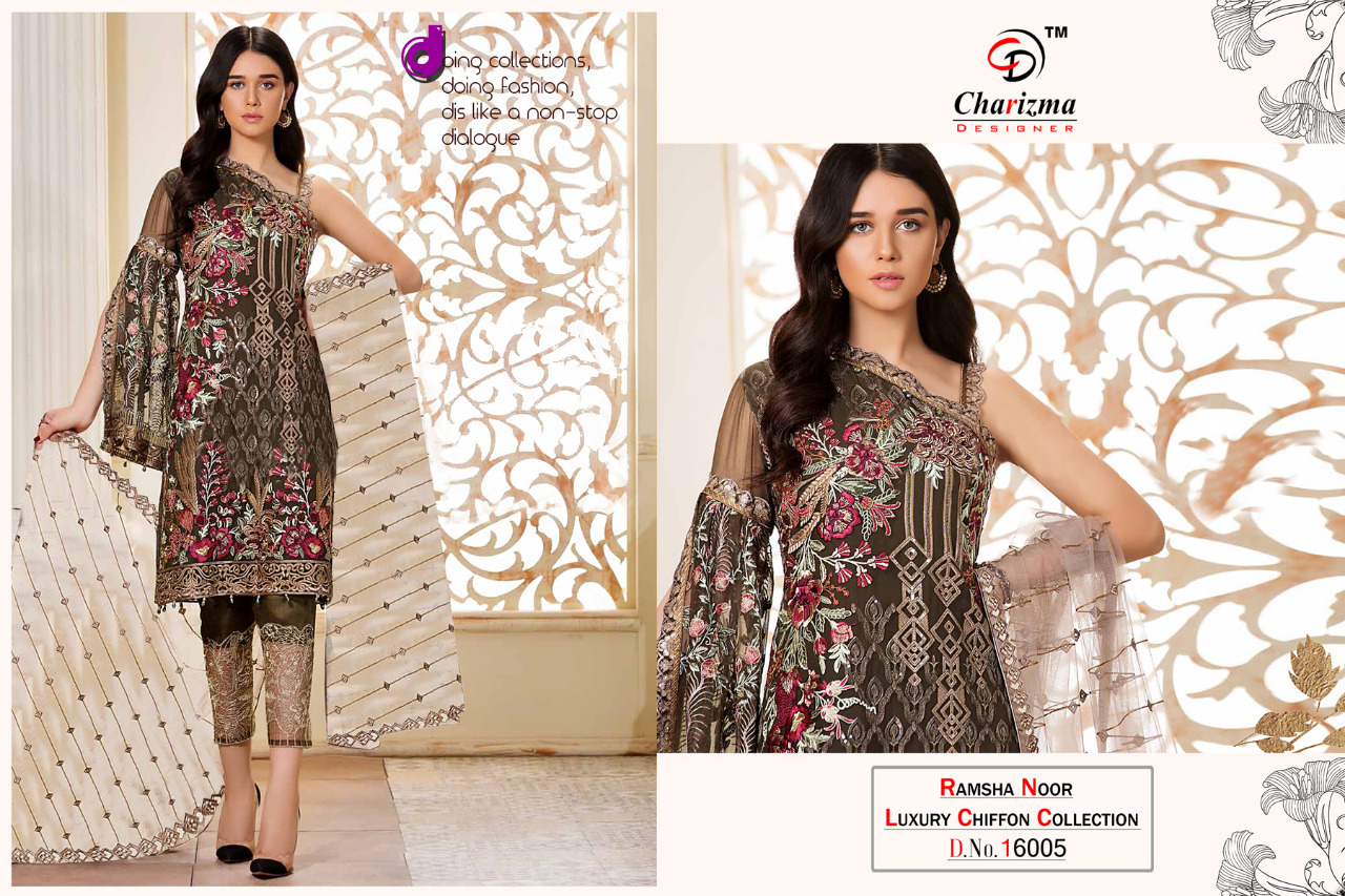 Charizma designer ramsha noor luxury pakistani  salwar kameez Collection