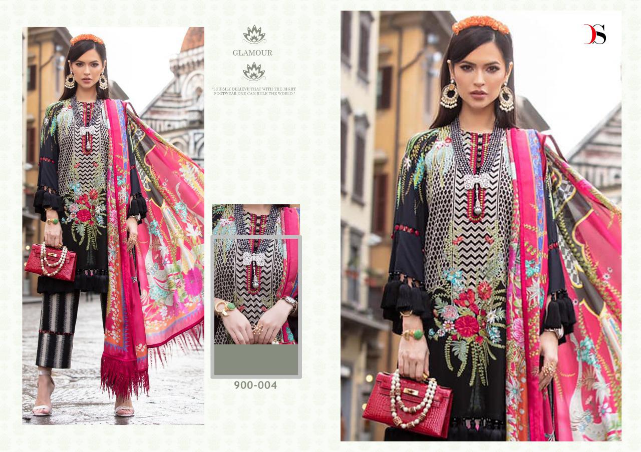 Deepsy suits sana safinaz lawn 19 heavy embroidered karachi work dress Material catalog
