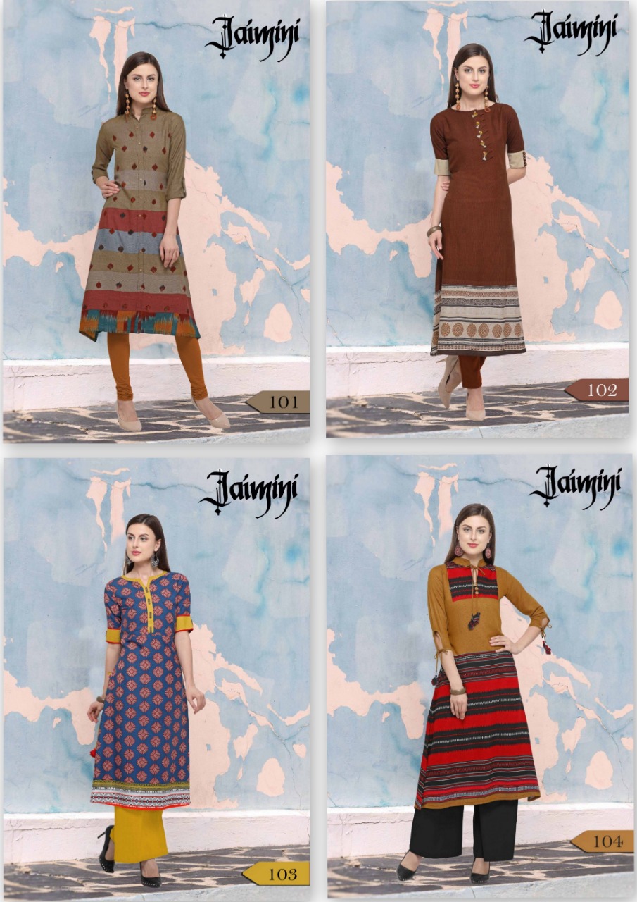 Jaimini sakhi vol 1 casual wear kurties wholesaler