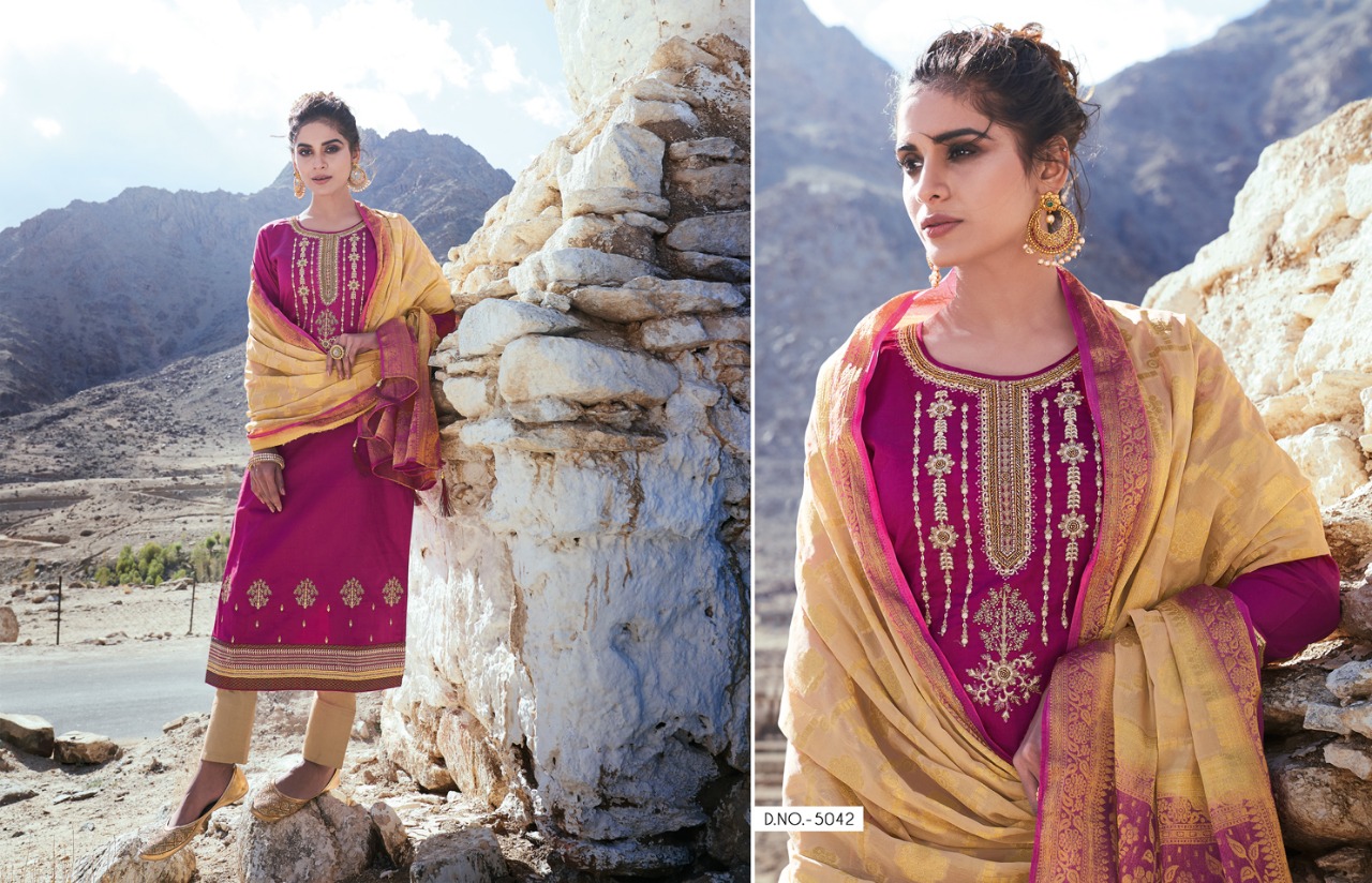 Kessi fabrics parampara vol 5 embroidered salwar kameez collection dealer
