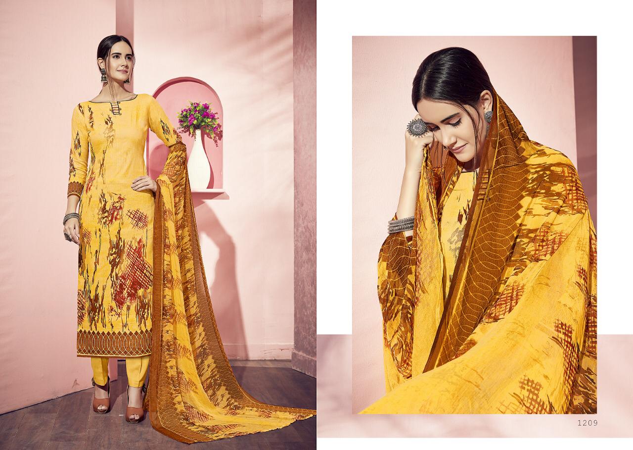 Meenaz sanayaa designer printed salwar kameez collection dealer