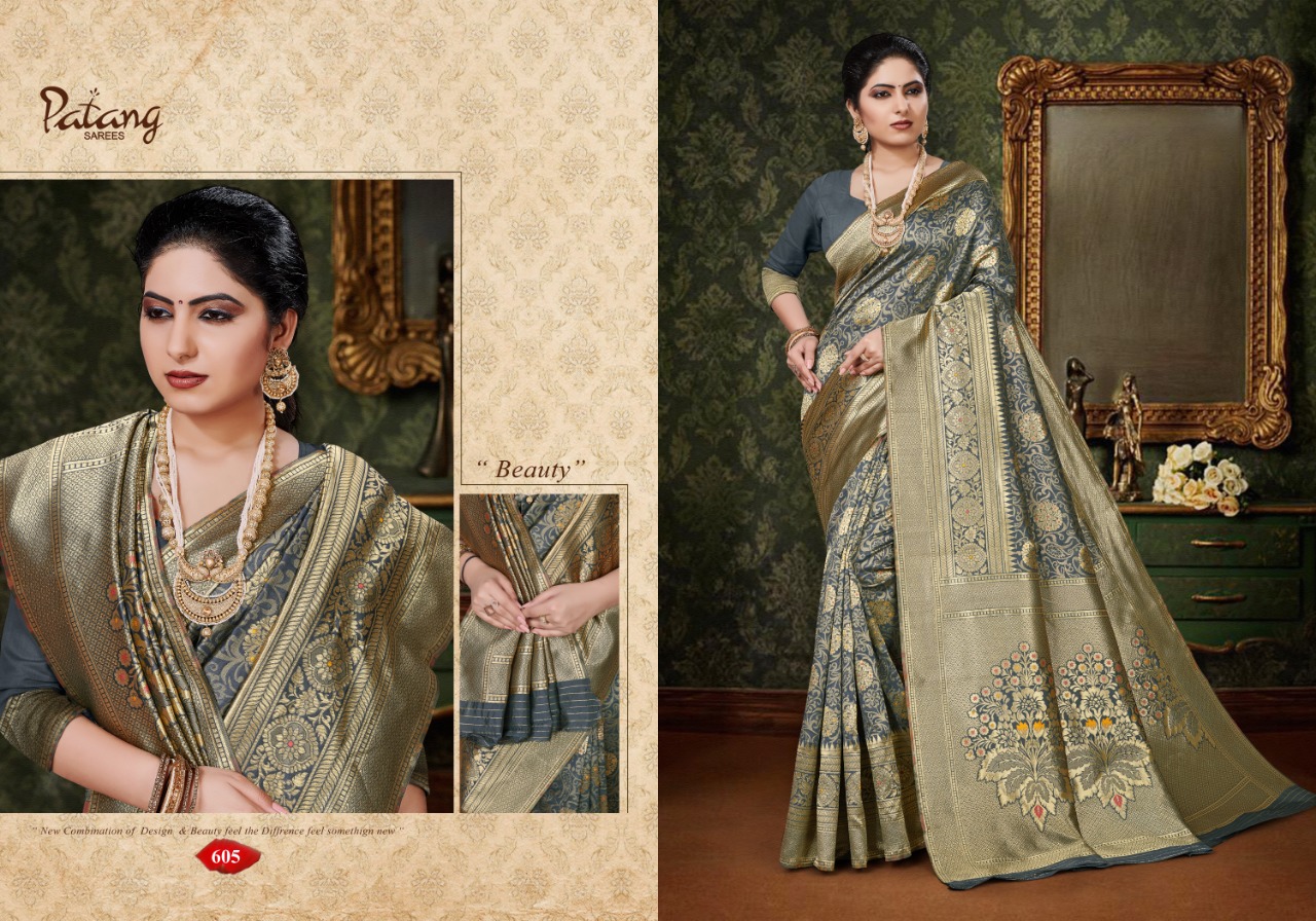 Patang parineeti party wear Exclusive collection of silk sarees