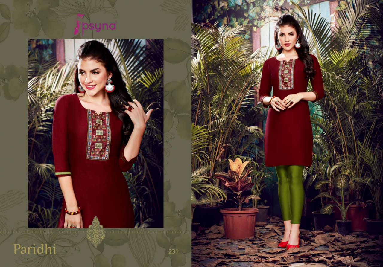 Psyna paridhi vol 23 daily wear casual cotton kurties collection