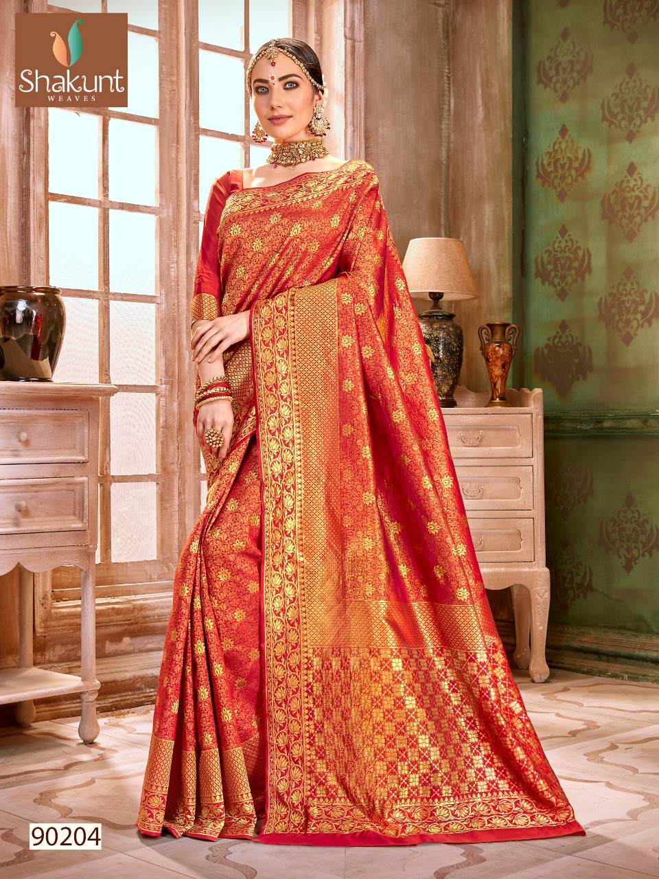 Shakunt weaves prabhodini Traditional printed silk sarees collection Wholesaler