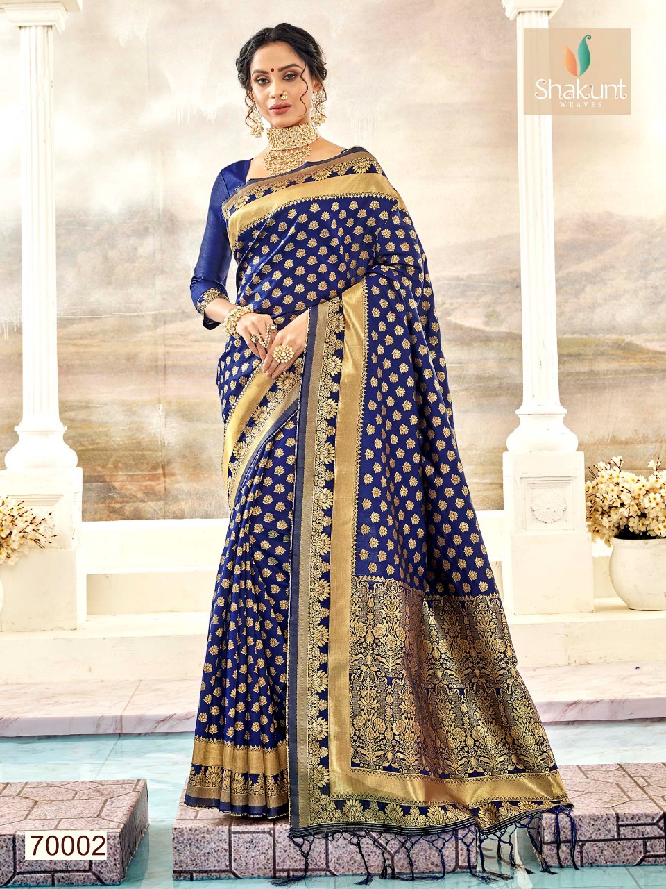 Shakunt weaves purvi colourful printed sarees catalog