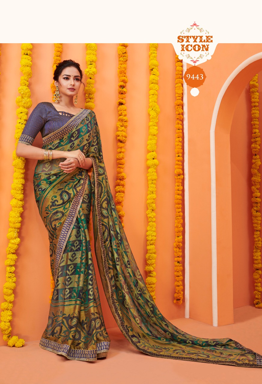 Shangrila rajni brasso designer Traditional sarees collection online seller