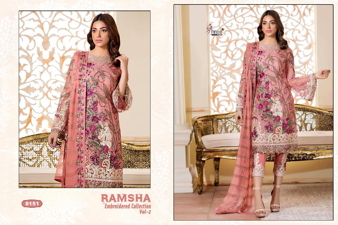 Shree fabs ramsha embroidered collection vol 2