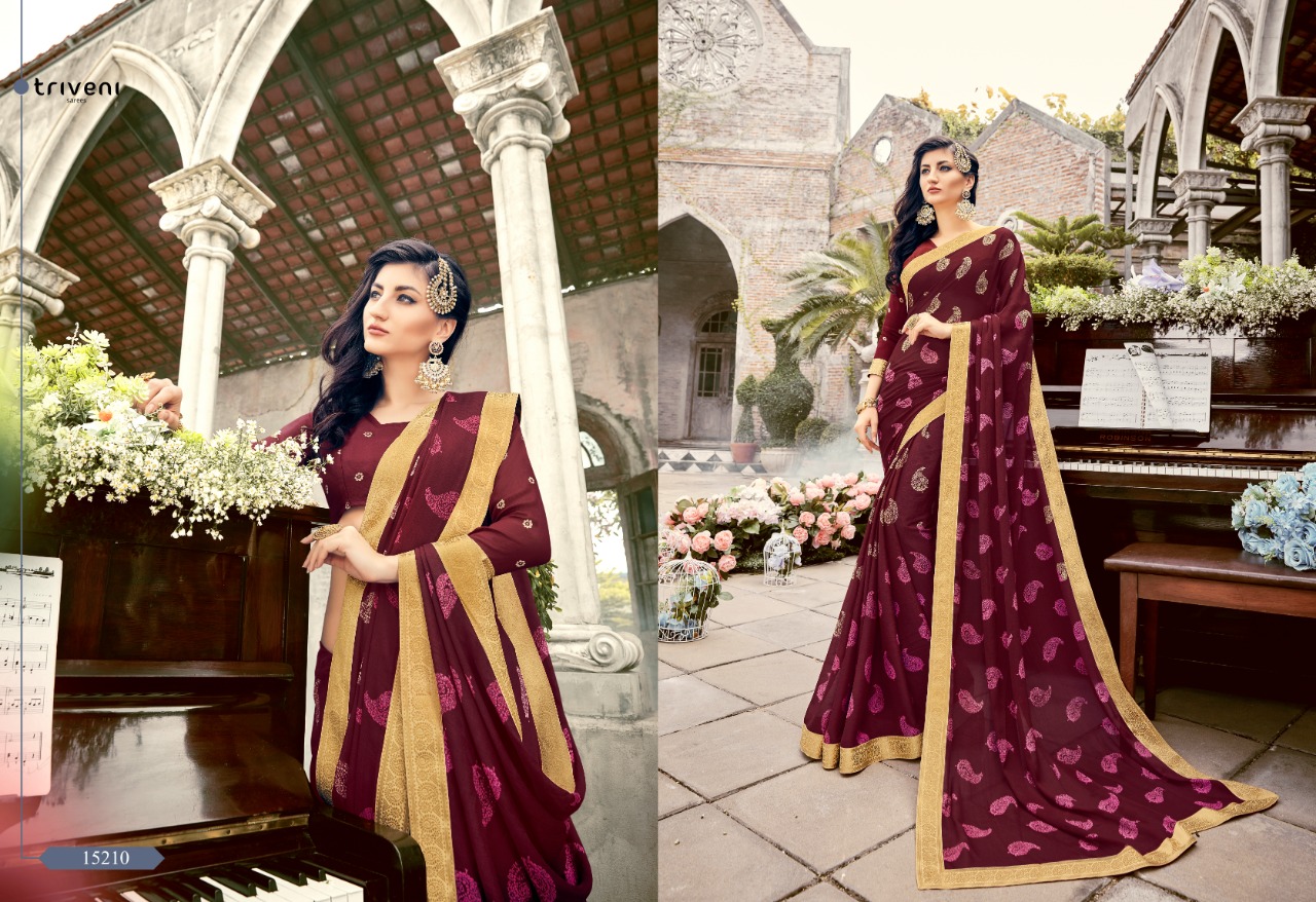 Triveni blossom casual printed collection of beautiful sarees