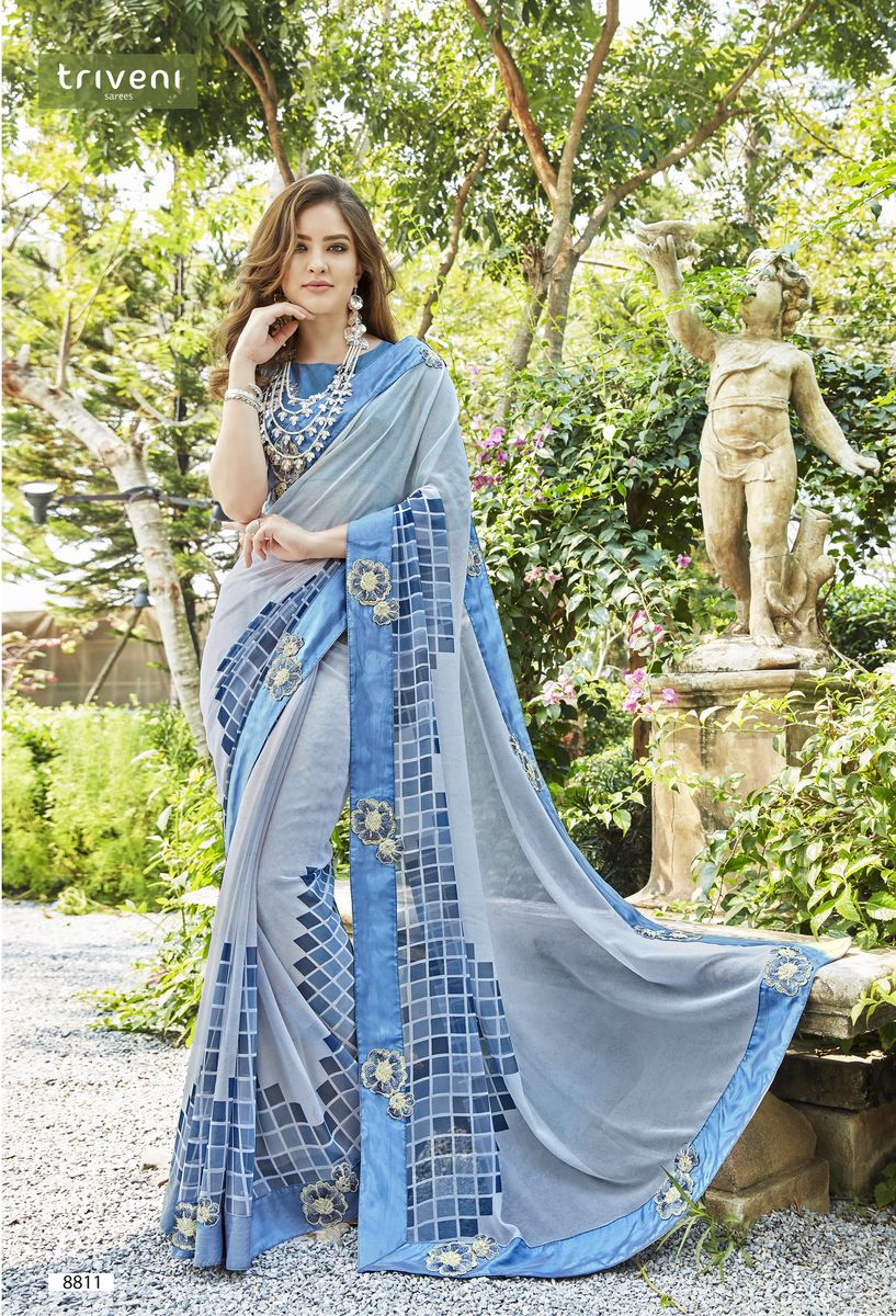 Triveni sarah latest designer party wear sarees collection