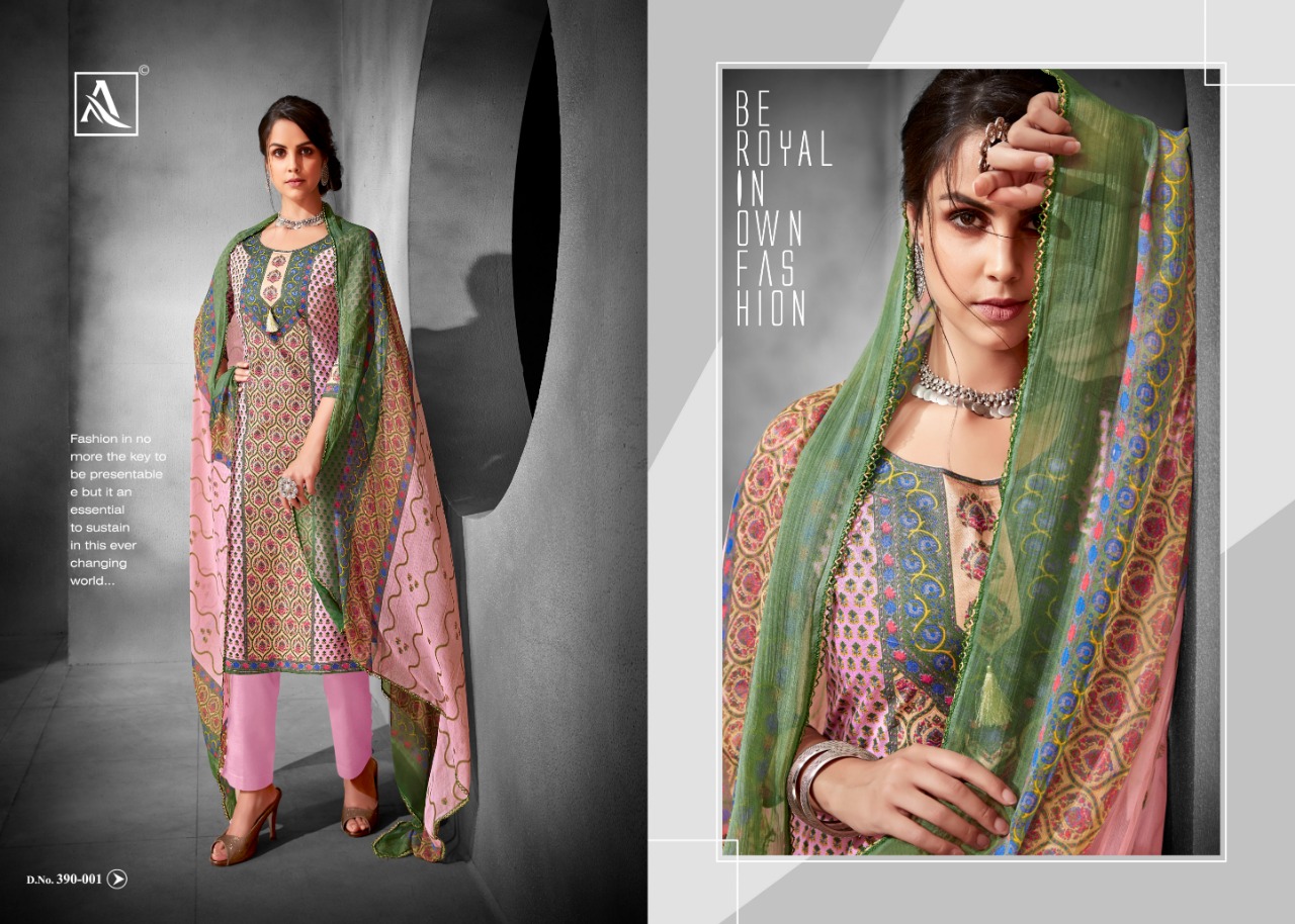Alok suit ishani digital printed designer salwar suits Dealer