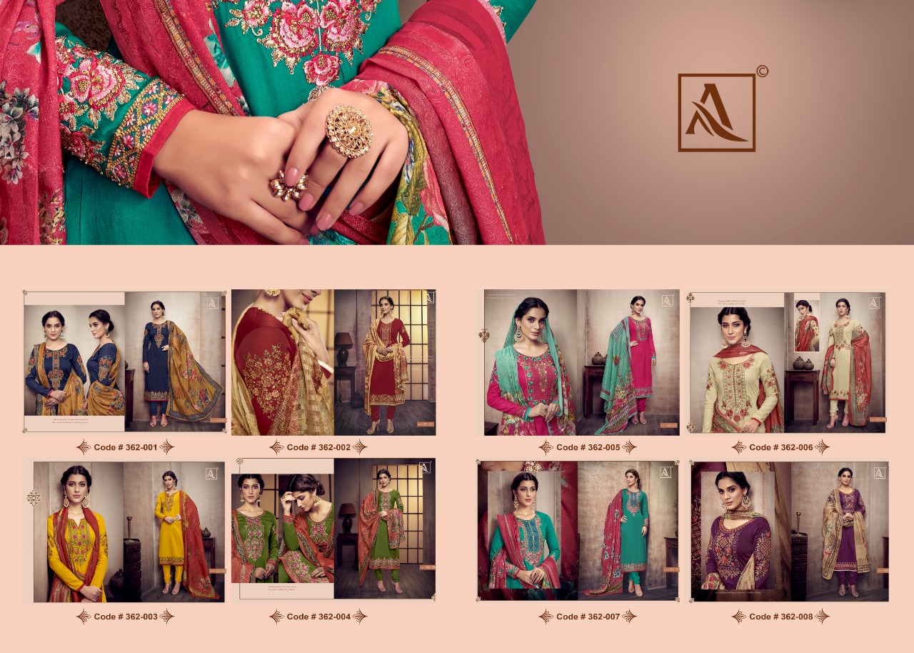 Alok suits firdaus fancy party wear salwar kameez collection