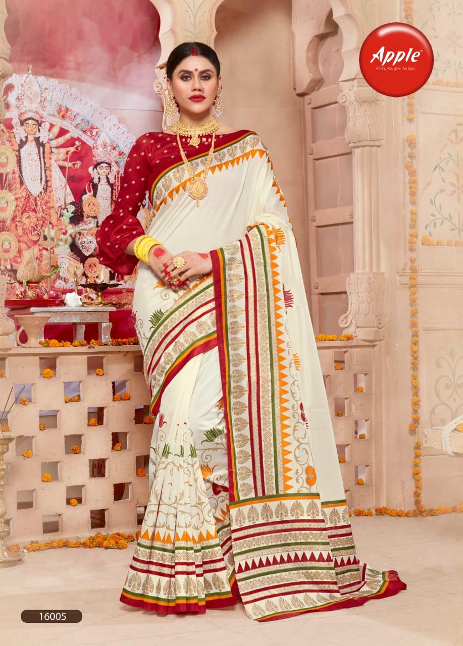 Apple pooja vol 11 Occasional wear silk sarees collection