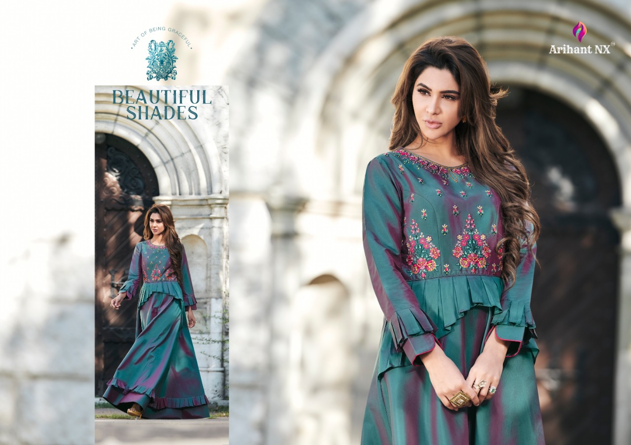 Arihant designer floret vol 7 beautiful fancy gown collection