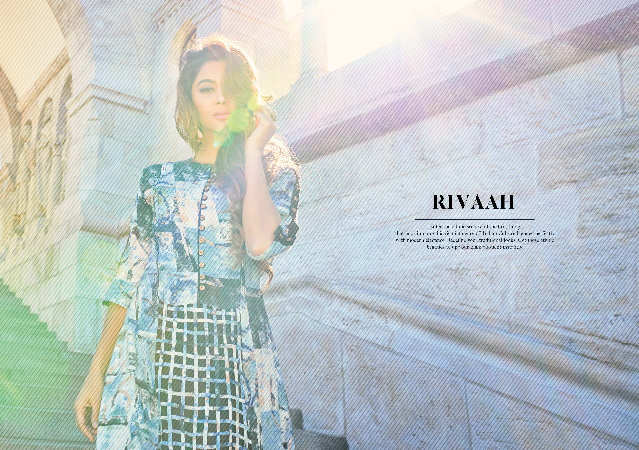 Arihant designer rivaah rayon printed gown collection