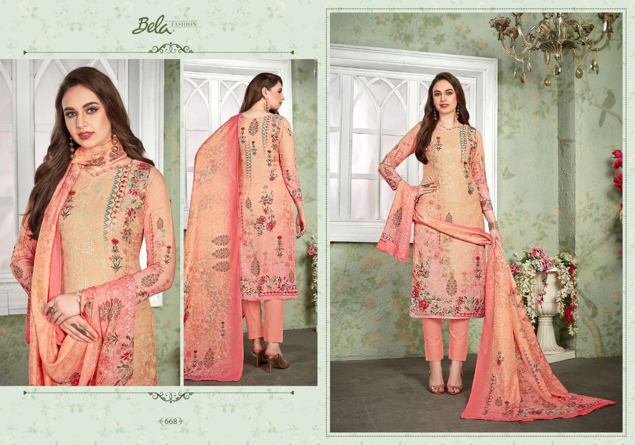 Bela fashion addison digital printed salwar kameez collection wholsaler
