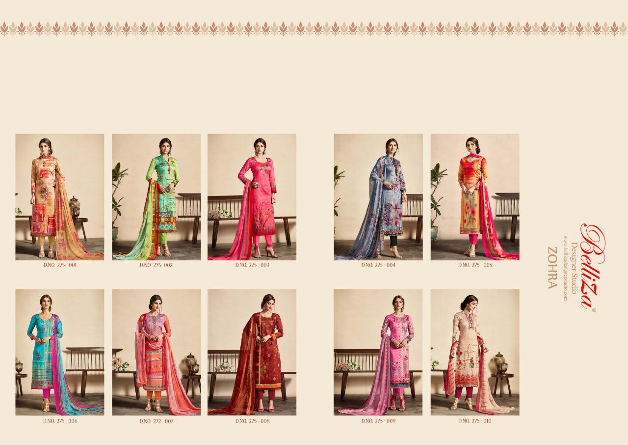 Belliza designer studio Zohra digital printed salwar kameez collection