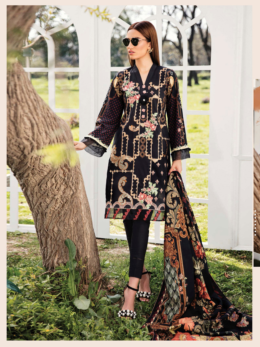 Charizma designer qalamkar vol 1 pakistani dress suits for womens