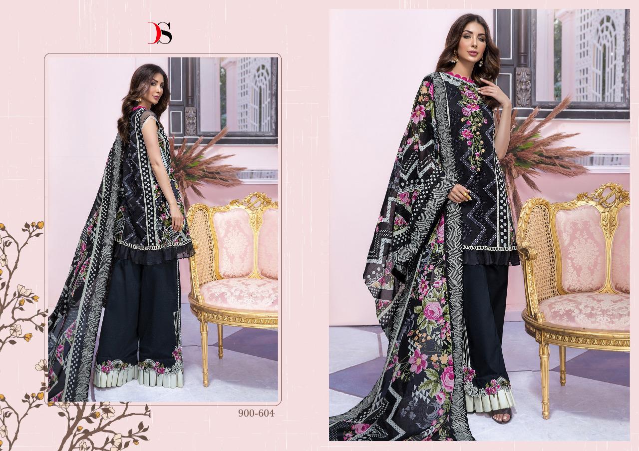Deepsy firdous 2 nx pure cotton embroidered salwar kameez collection