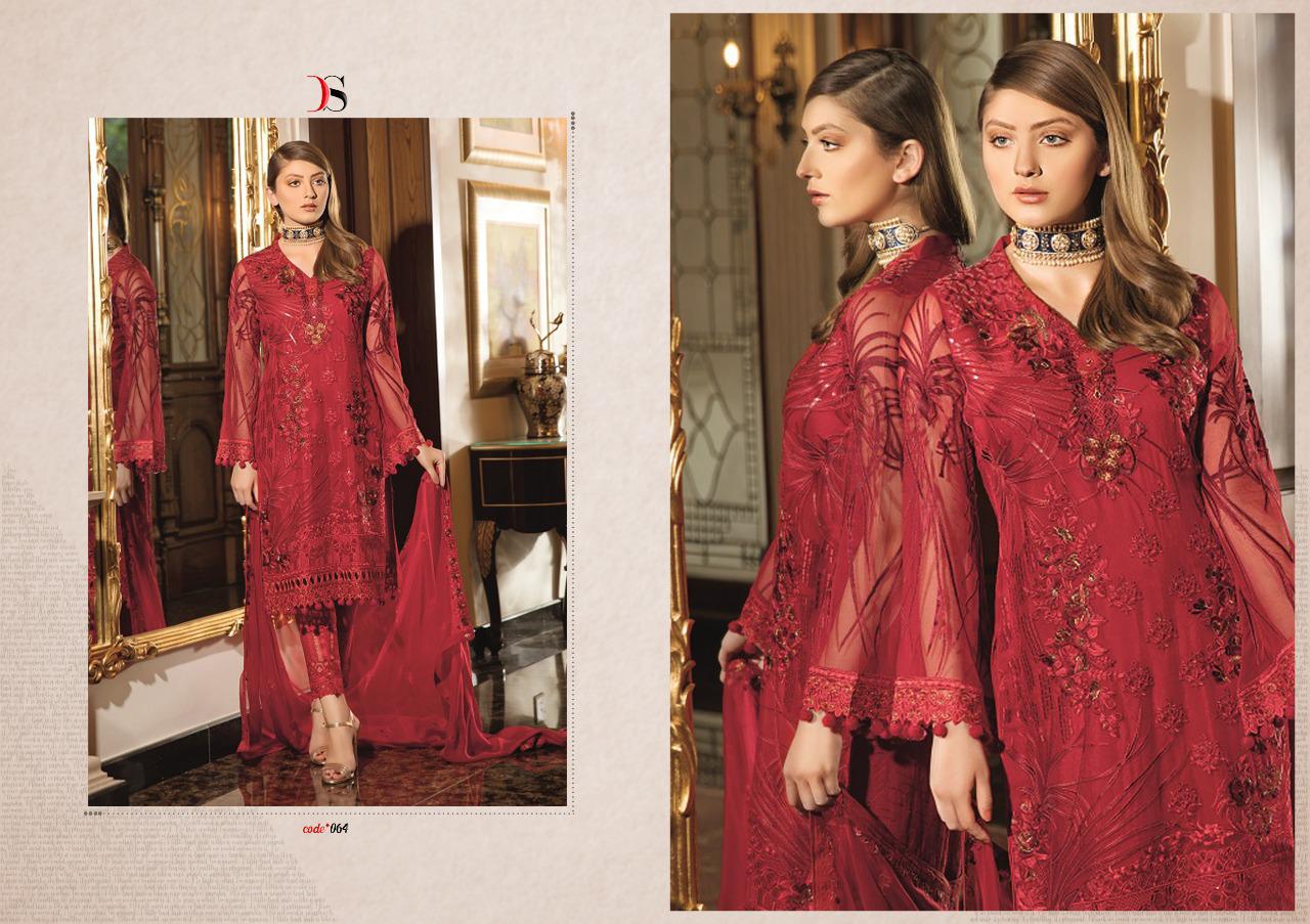 Deepsy suits ramsha 2 heavy embroidered georgette salwar kameez exporter