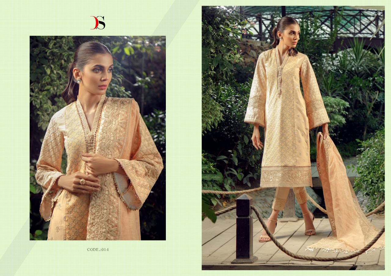 Deepsy suits zarquash cotton embroidered karachi dress Material collection