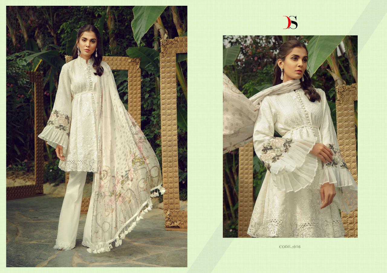 Deepsy suits zarquash cotton embroidered karachi dress Material collection