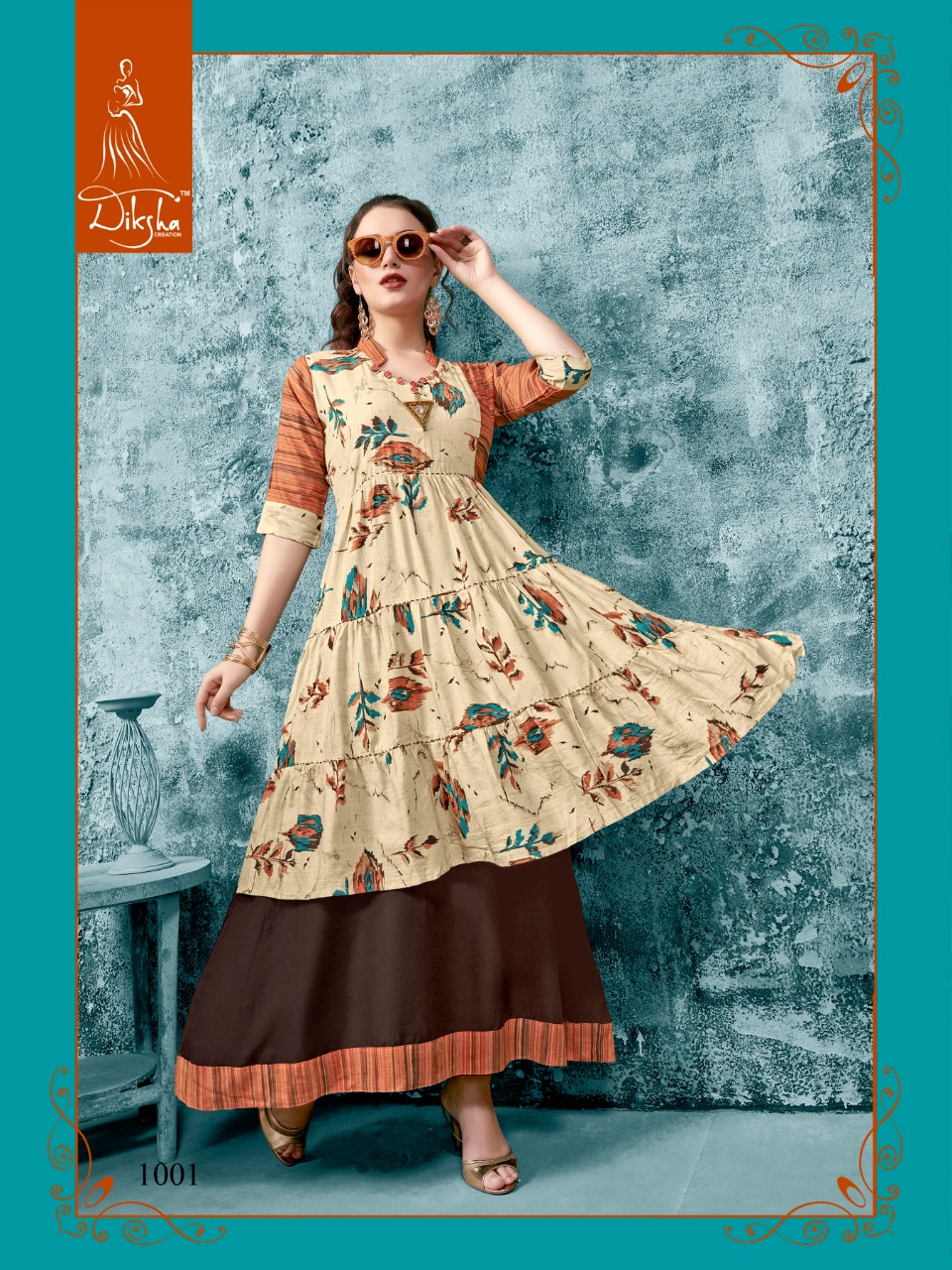 Diksha fashion free style vol 1 party wear fancy kurties wholesaler Surat