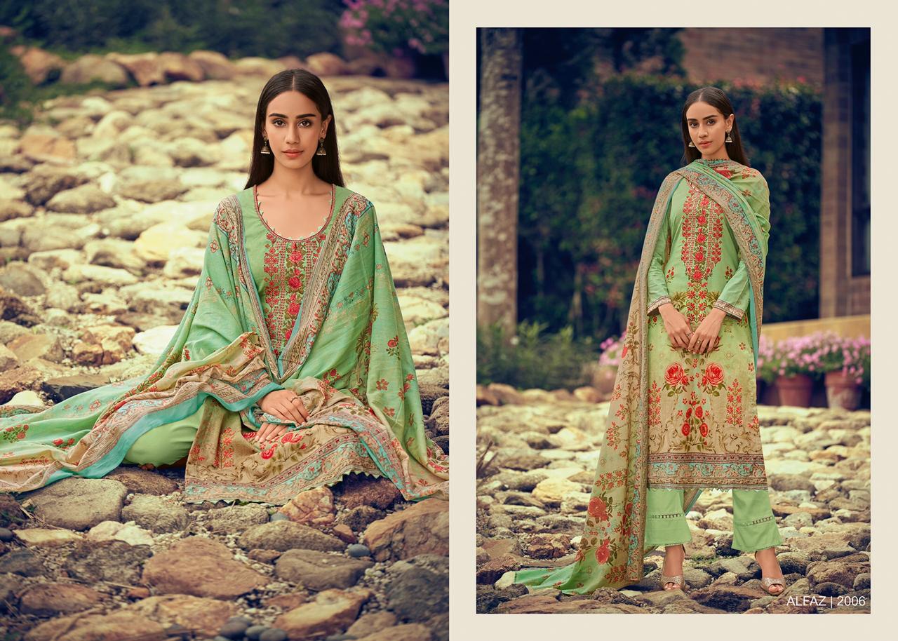 House of lawn Alfaz designer embroidered karachi dress Material Wholesaler