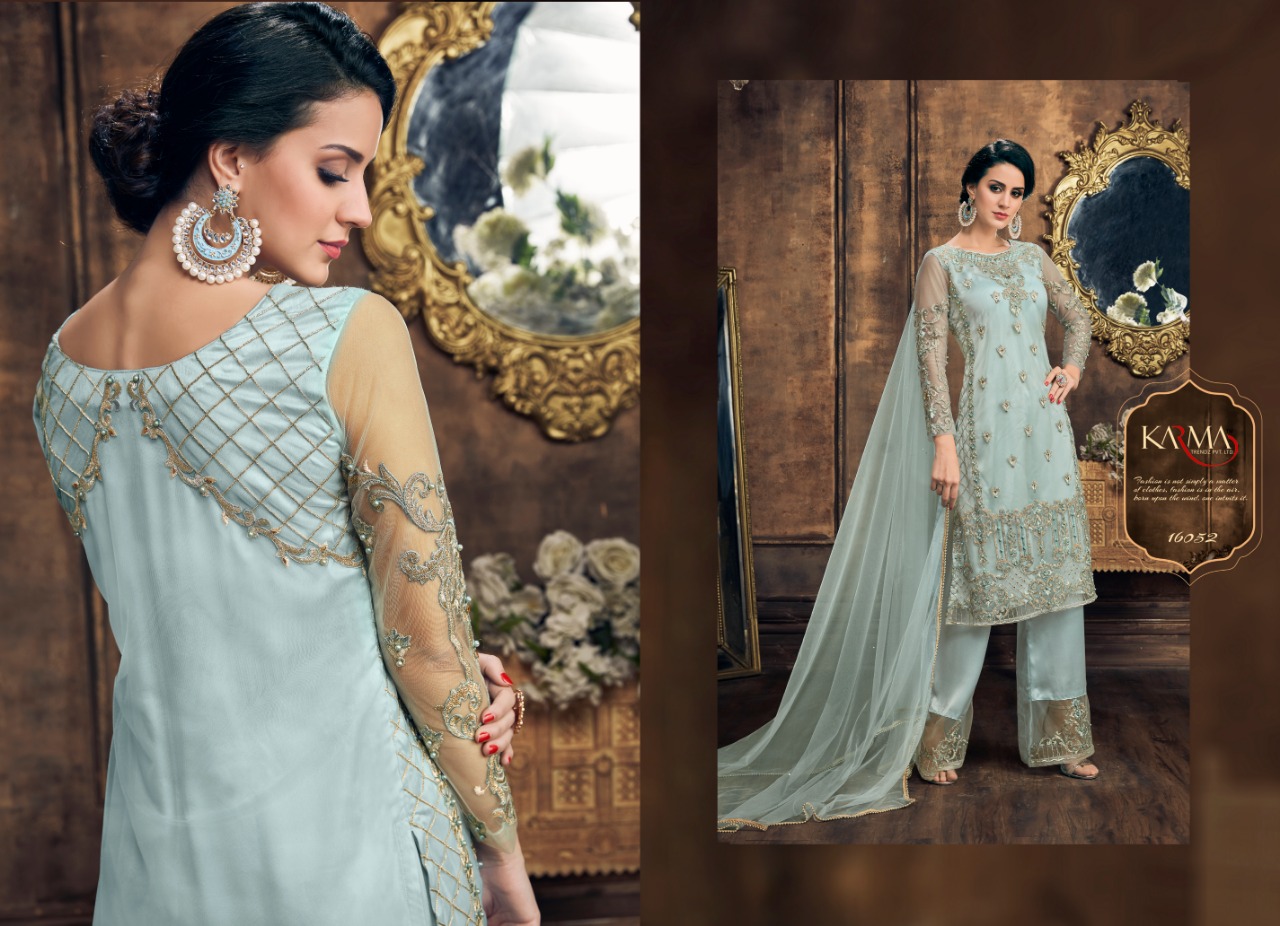 Karma trendz 16047 series heavy embroidered salwar kameez collection
