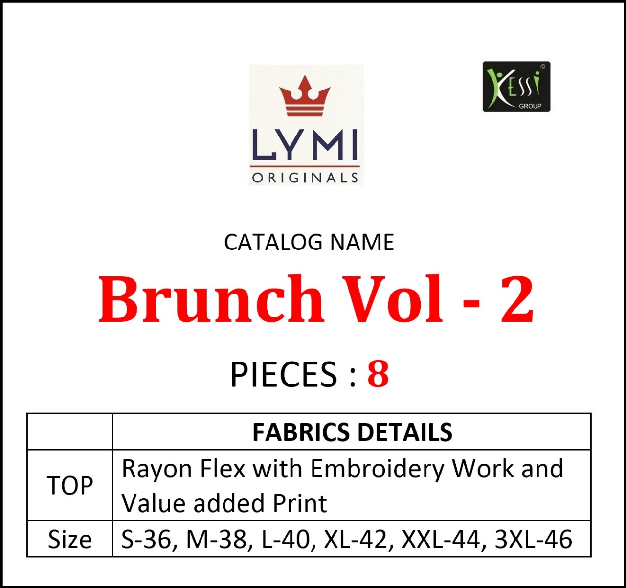 Lymi originals brunch vol 2 designer short tunics collection