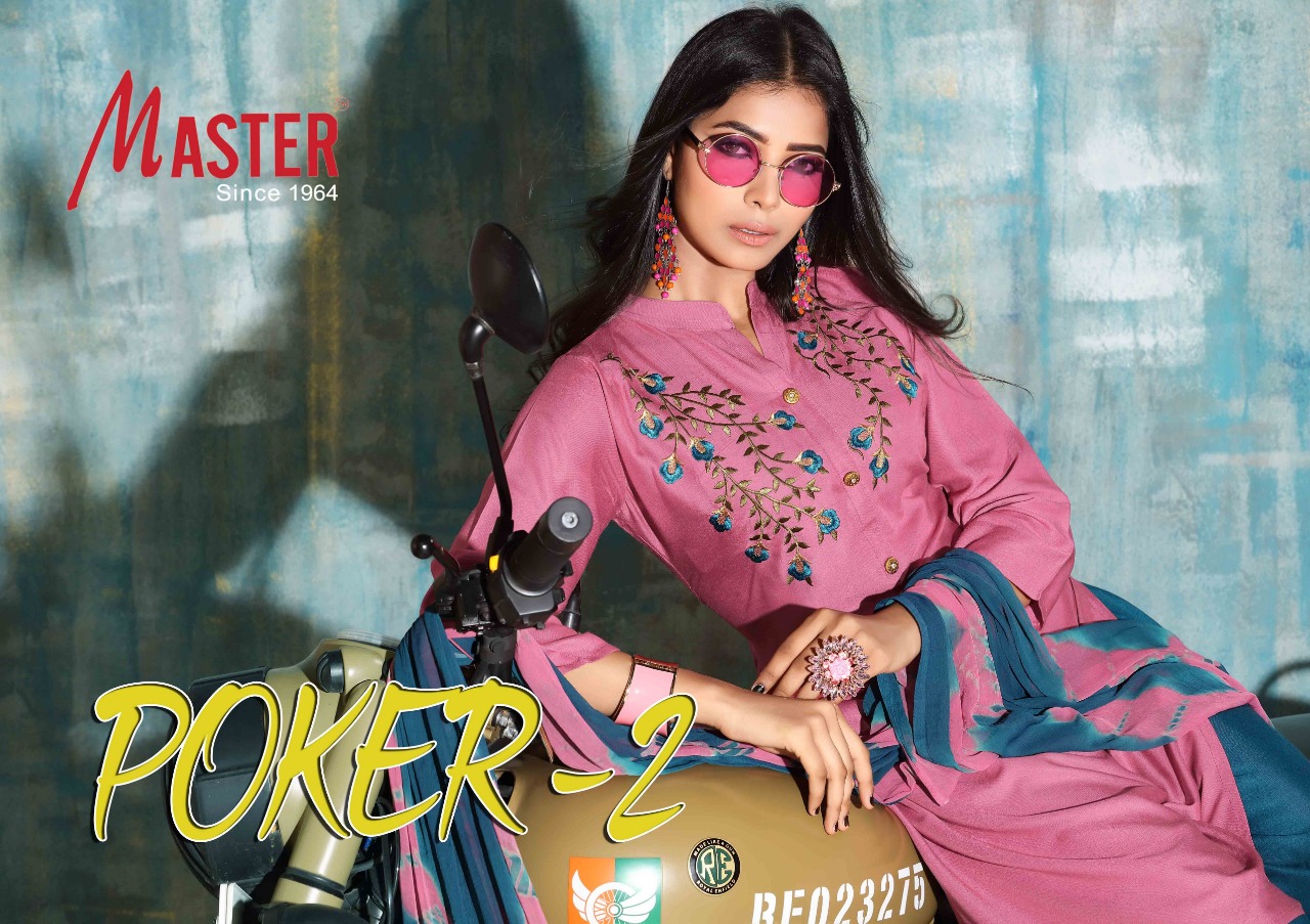 Master poker vol 2 exclusive kurti with plazzo collection