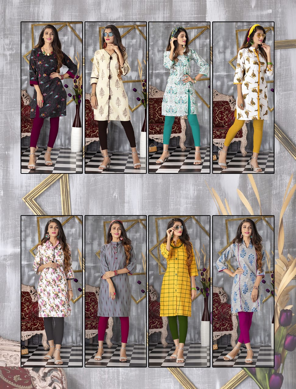 Pranjal Dezire vol 5 casual wear cotton Printed kurties collection
