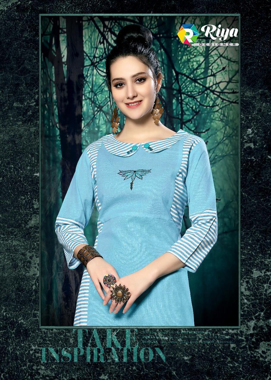 Riya designer culture vol 2 cotton printed daily wear kurties collection