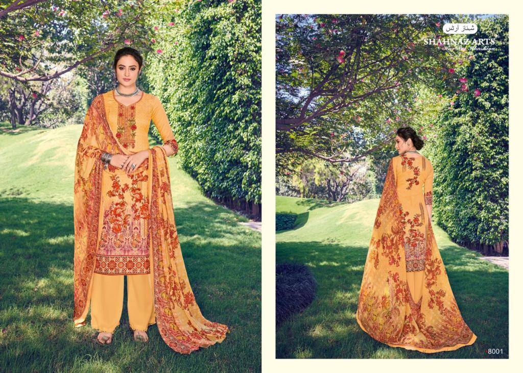 Shahnaz arts Mihira cotton printed salwar kameez collection
