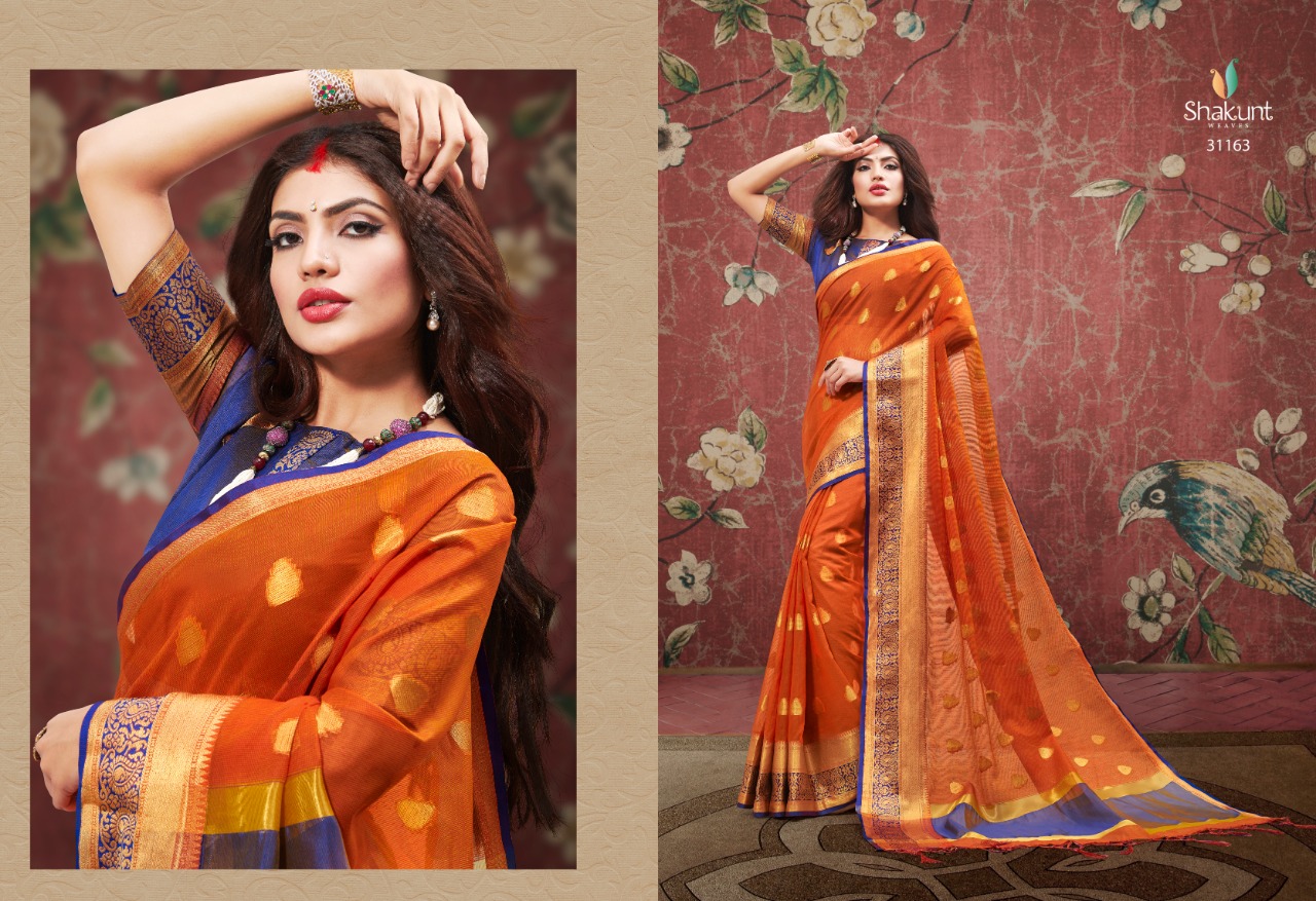 Shakunt weaves moksha designer sarees wholesaler exporter