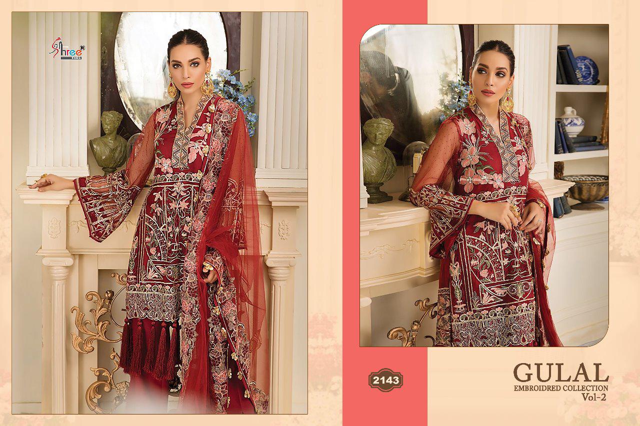 Shree fab gulal vol 2 heavy embroidered pakistani dress Material collection