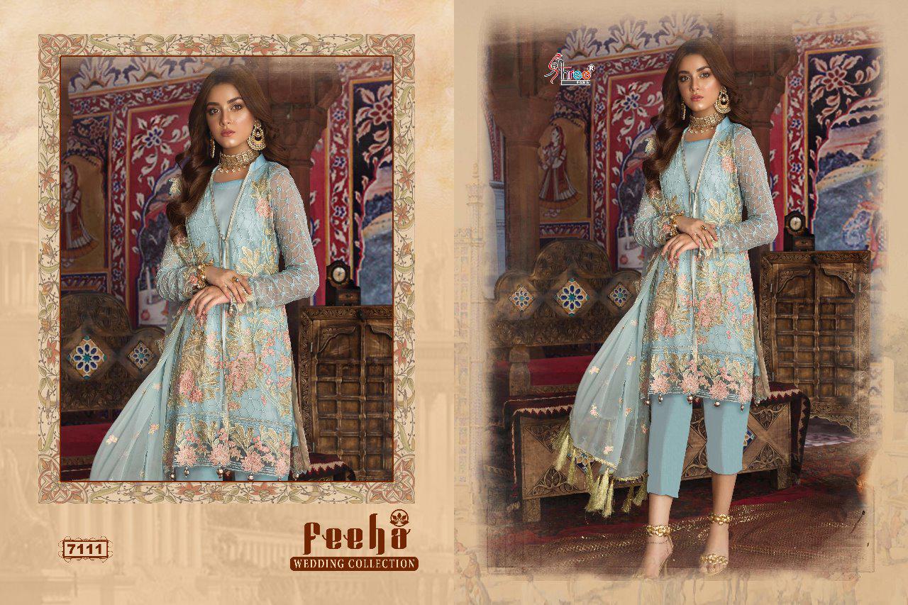 Shree fabs feeha wedding collection pakistani dress Material georgette suits