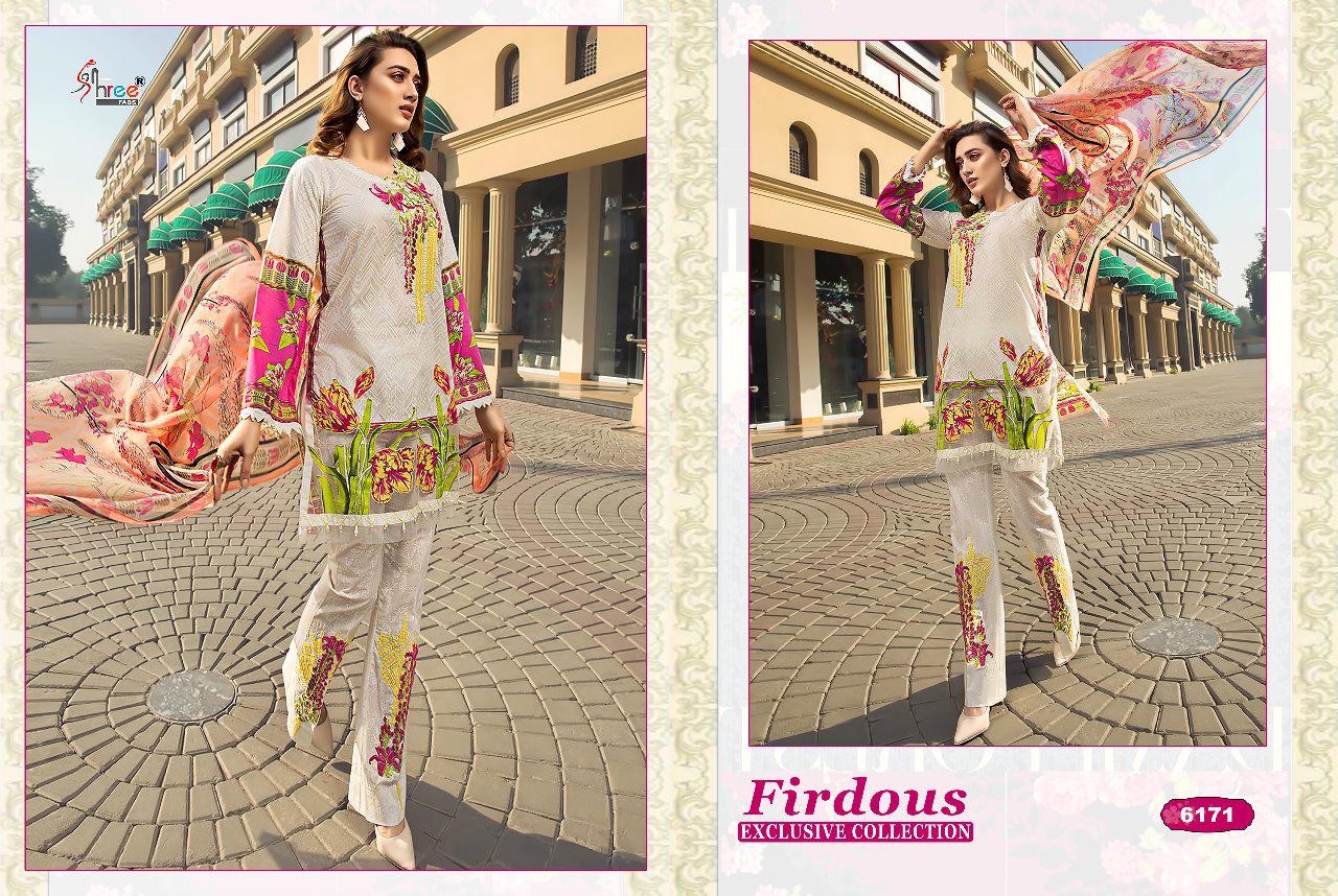 Shree fabs firdous Exclusive collection cotton printed dress Material