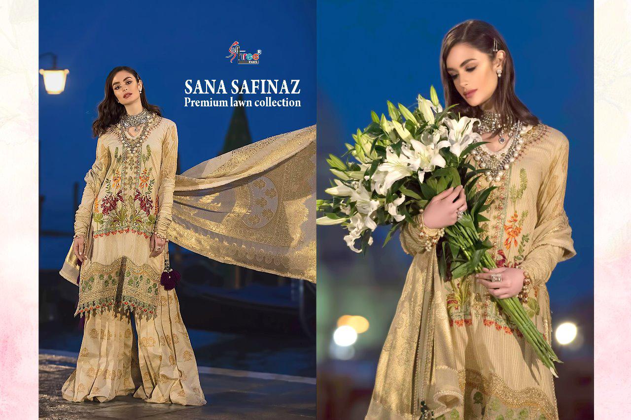 Shree fabs sana safinaz premium lawn pakistani salwar kameez collection