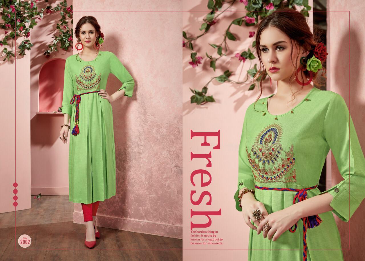 Sweety fashion baby doll vol 2 long straight kurties at wholesale rate