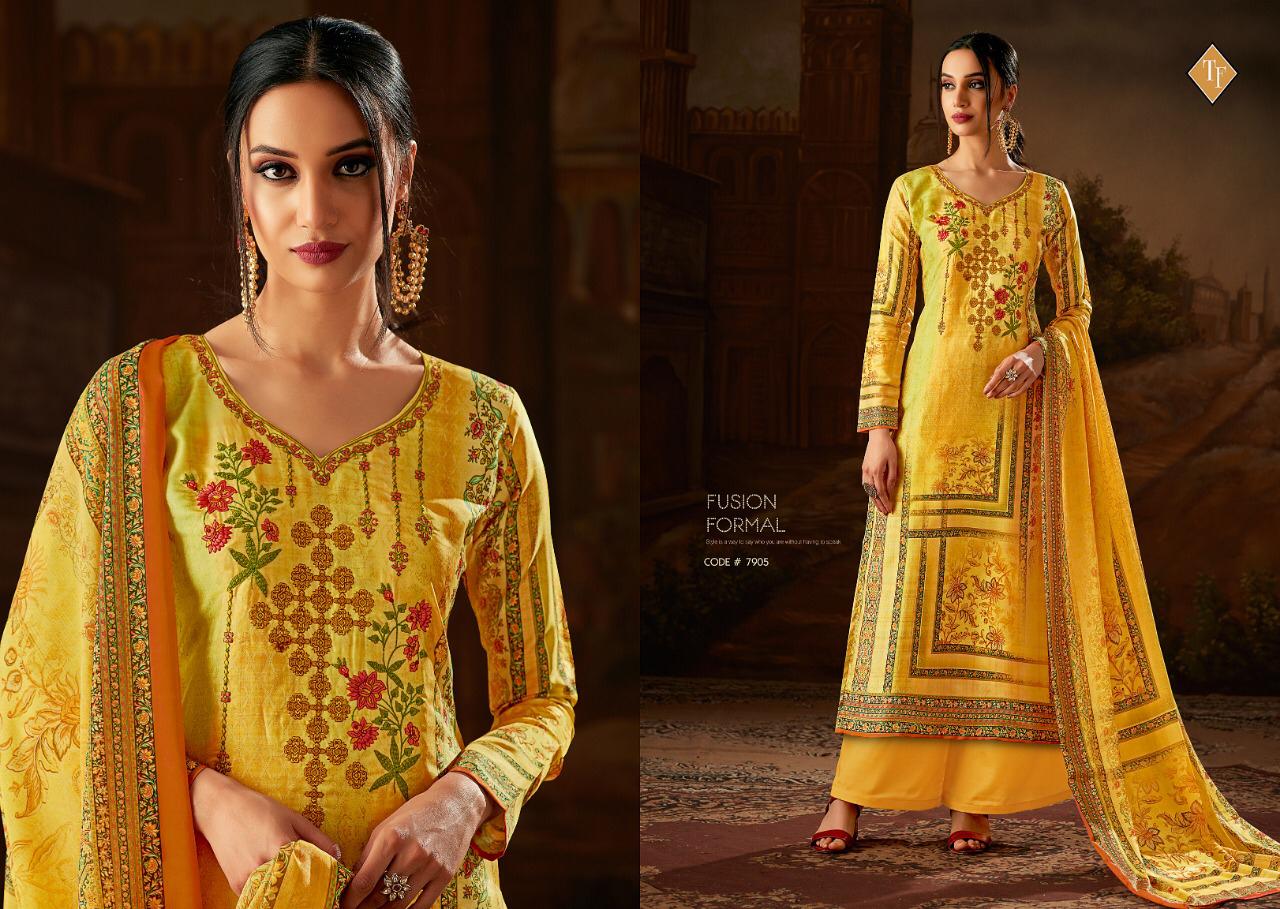 Tanishk fashion avani vol 3 upada silk salwar suits Material at wholesale rate