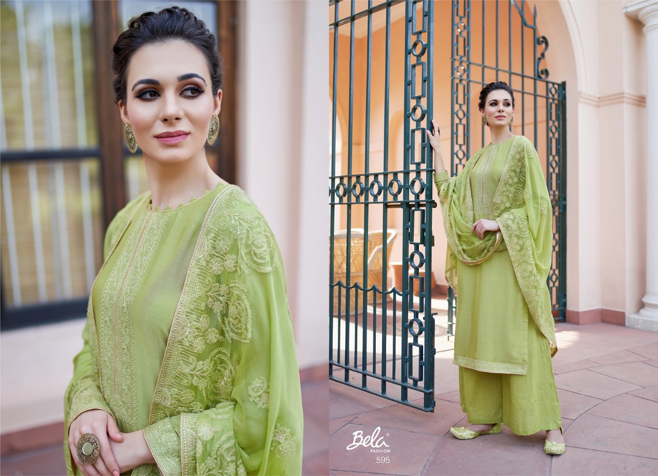 Bela fashion nazariya designer salwar suits Material